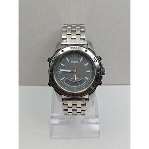 Vintage Timex Expedition Ana Digi 40mm Indiglo WR100M Mens Watch New Battery